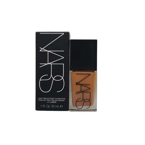 Vista 5 de NARS Base Ligera Reflejante - Base Avanzada de Maquillaje-Cuidado de la Piel Híbrida - 30ml (Anguilla - Profundo 7), 1 onza (paquete de 1)