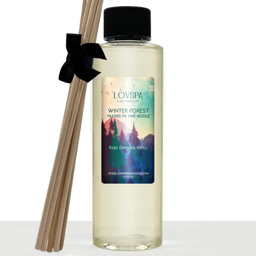 Vista 24 de Amber Romance - Recambio de aceite difusor de varillas con varillas de junco, ámbar cálido, sándalo y notas florales, aceites esenciales de lirio
