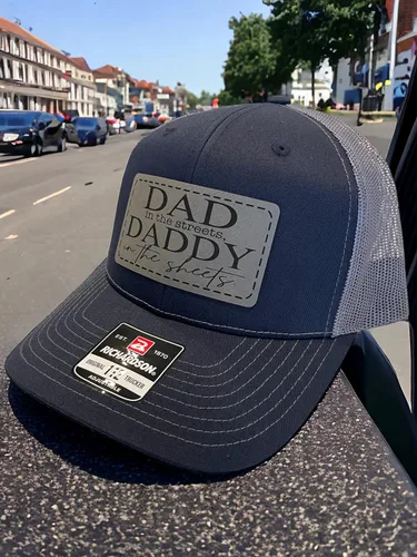 Vista 39 de BUBBLEHEAD - Gorro de tinta hecho a mano para papá en las calles, regalo de cumpleaños para padre nuevo