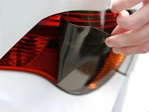 Vista 6 de Rvinyl Cubiertas de tinte de luz trasera compatibles con Ford Shelby GT500 2010-2012 - Humo
