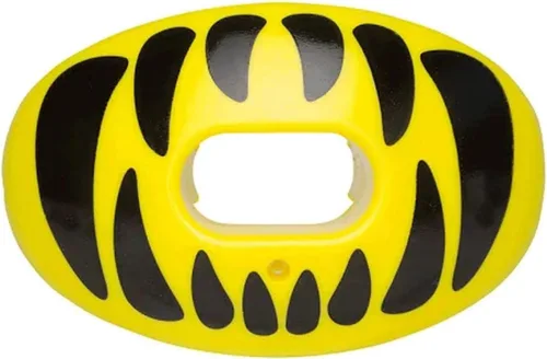 Vista 5 de Battle Oxygen Predator - Protector bucal de fútbol – Protector bucal deportivo de máximo oxígeno – Boquilla se adapta con o sin aparatos ortopédicos