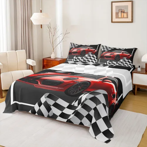Vista 40 de Juego de sábanas para niños estilo vaquero occidental tamaño individual, juego de ropa de cama con diseño geométrico de cactus, decoración