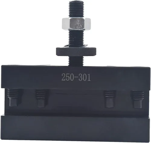 Vista 3 de CXA 250-301 - Soporte para herramientas de pistón de torno CNC, poste de herramienta de torno de metal para herramientas de torneado y mini torno