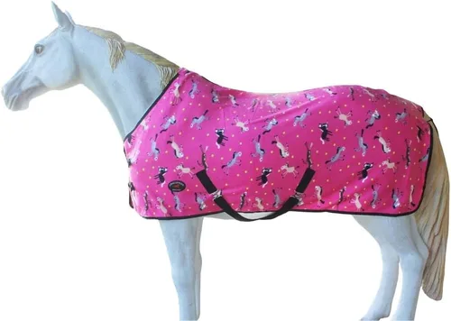 Vista 8 de Challenger Caballo Suave Fleece Cooler Ejercicio Manta Mecha Humedad Invierno Liner 43EE02 Gatos blancos