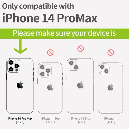 Vista 3 de Carveit Funda magnética de madera para iPhone 14 Pro Max [madera natural y TPU suave negro] Funda protectora de madera única y elegante a prueba