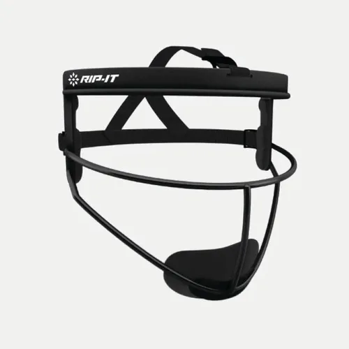 Vista 2 de RIP-IT Defense Pro Máscara para jardinero de béisbol, con tecnología Blackout.