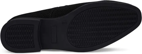 Vista 6 de UUBARIS Mocasines de vestir para hombre de esmoquin, zapatos sin cordones