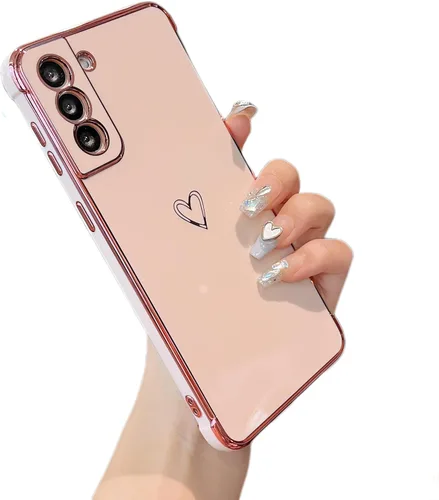 Vista 60 de ZTOFERA Funda diseñada para Google Pixel 7a, bonito diseño de corazones de amor con borde chapado y protección de lente de cámara, para Google Pixel