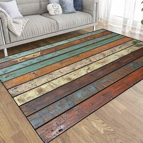 Vista 57 de TOMWISH - Alfombra abstracta pintada a mano en blanco y negro con pintura dorada, sala de estar, dormitorio, decoración de suelo, alfombra