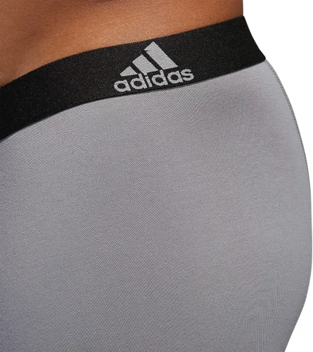 Vista 3 de adidas Calzoncillos tipo bóxer largos de algodón elástico para hombre (paquete de 3)