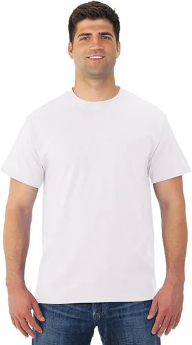 Vista 14 de Jerzees Camiseta pesada con cuello redondo y bolsillo en el pecho para hombre