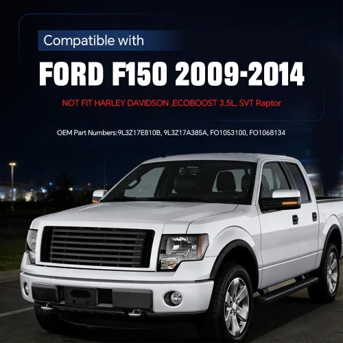 Vista 6 de PIT66 Almohadillas de protección para parachoques delantero y soporte de marco para matrícula compatible con Ford F150 2009-2014 9L3Z17E810B