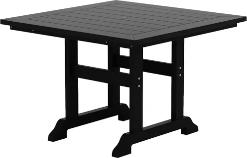 Vista 10 de Muebles Mesa de Comedor Rectangular Adirondack de 37 Pulgadas de Ancho x 71 Pulgadas de Largo, Resistente a los Rayos UV y a la Decoloración para su