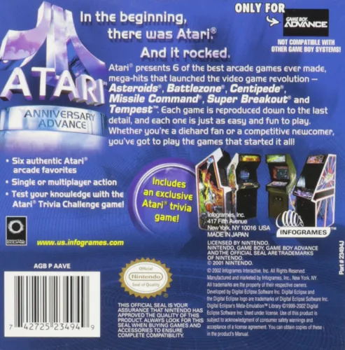 Vista 2 de Atari Anniversary Advance