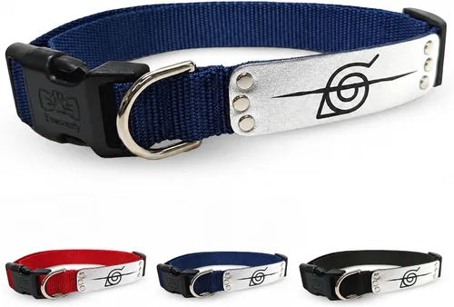 Vista 24 de Collar de perro Naruto para perros grandes, medianos, pequeños y XS: collar para perros de anime con licencia oficial de Naruto Shippuden Arena