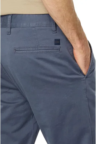 Vista 3 de BOSS Pantalones de mezcla de algodón de ajuste cónico para hombre