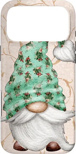Vista 22 de Floral Shabby Chic Design with Cute Gnomie for Summer Gnome Case for iPhone 17