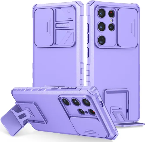 Vista 149 de Funda compatible con Samsung Galaxy M13 5G/A04 Dimensional Soporte Ventana Corredera Teléfono Móvil Funda Protectora a Prueba de Golpes para Samsung