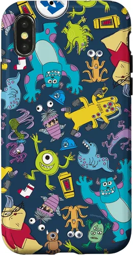 Vista 5 de Funda para iPhone 14 Pro Max Disney PIXAR Monsters Inc. Scare Crew