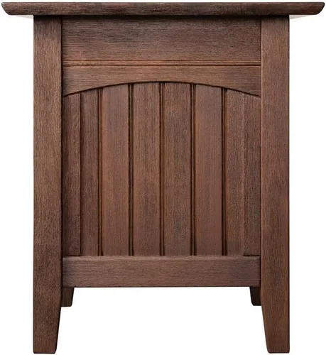 Vista 5 de Mesa Atlantic Furniture AH13312 Nantucket, mesa auxiliar, Madera, Ámbar quemado.