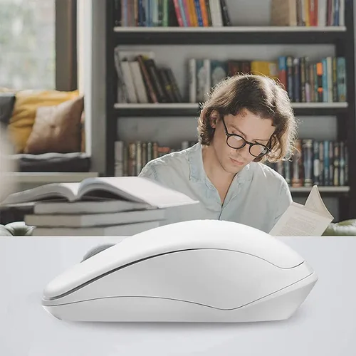 Vista 8 de Rapoo Ratón inalámbrico silencioso 1680, 2.4 GHz inalámbrico con receptor USB, 1K DPI, mouse de computadora de 3 botones con duración de batería