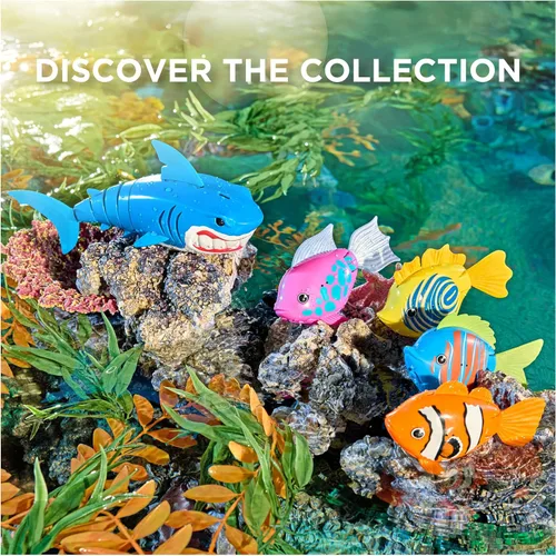 Vista 6 de SwimWays Rainbow Reef Shark Toy, Finn Diesel Kids Shark Pool Toy and Swimming Accessory, Self-Activated Water Toys, Learn to Swim Pool Toys for Kids