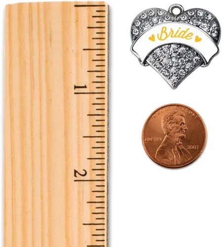 Vista 343 de Inspired Silver - Adorno con dije de hermana gemela - Adornos navideños de plata con circonitas cúbicas