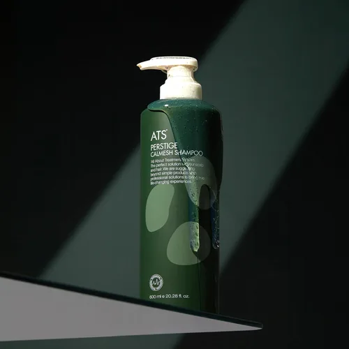 Vista 4 de ATS Perstige Calmesh Headspa Champú - 20.3 fl oz, aloe orgánico y champú calmante sin silicona