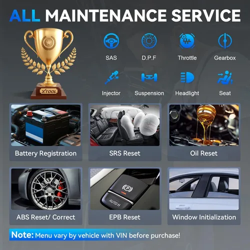 Vista 10 de XTOOL IP500 para escáner BMW OBD2, herramienta de escaneo bidireccional de sistemas completos con ECU C0ding, herramienta de registro de batería