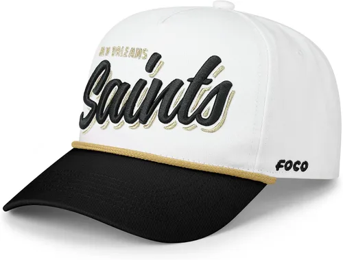 Vista 6 de FOCO Gorra con logotipo del equipo de la NFL para hombre con script Monty