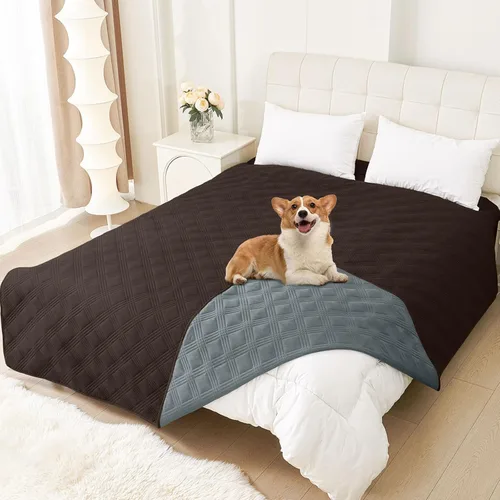 Vista 75 de Manta impermeable para cama de perro, mantas suaves para mascotas, funda impermeable para sofá para perros, fundas reversibles lavables para muebles