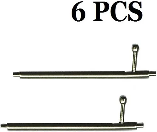 Vista 2 de Pasadores de reloj de 0.906 in compatibles con pines Versa 2VersaVersa Lite, barras de resorte de liberación rápida, 6 unidades, pasadores de correa