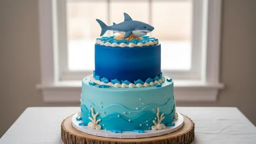 Vista 8 de NCS Gránulos comestibles en forma de tiburón – Decoración de cupcakes azules, pasteles y galletas, 7 onzas