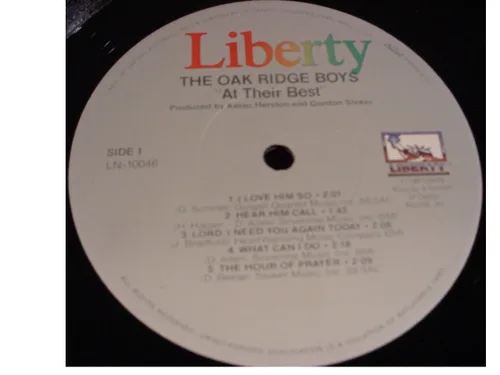 Vista 3 de At Their Best, The Oak Ridge Boys, [Lp, Vinyl Record, Liberity, 10046]