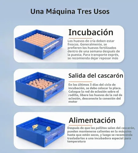 Vista 9 de Incubadora Automática para Incubar Huevos, Actualización con Adición Automática de Agua, Incubadora de Pollos con Control de Temperatura y Humedad