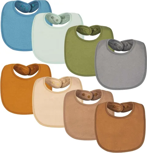 Vista 17 de Tiny Twinkle Baby Feeding Bibs - Waterproof and Absorbent Infant Drool and Feeding Baby Bibs