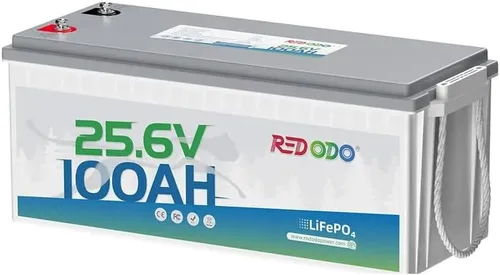 Vista 16 de Redodo Batería LiFePO4 de 12V 100Ah, grupo 31, 100A BMS, Bluetooth