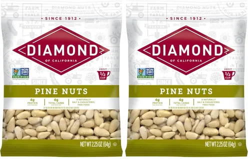 Vista 10 de Diamond Nuts piñones frutos secos, bolsa de 2.25 onzas