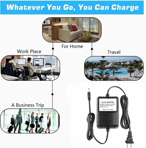 Vista 5 de AC Adapter Compatible with Uniden Bearcat BC144XL BC145XLT-1 BC278CLT Scanner Radio Receiver Scanning Receivers Calss 2 Power Supply Cord Cable Wall