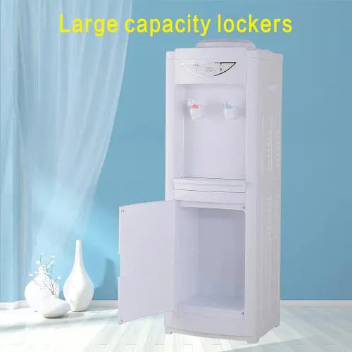 Vista 6 de Dispensador de enfriador de agua de 5 galones, dispensador de agua de carga superior, dispensador de agua fría y caliente con gabinete
