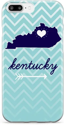 Vista 12 de Inspired Cases - Compatible con iPhone Xs Max - Funda protectora con textura 3D para Apple iPhone Xs Max - Kentucky Chevron Pattern State