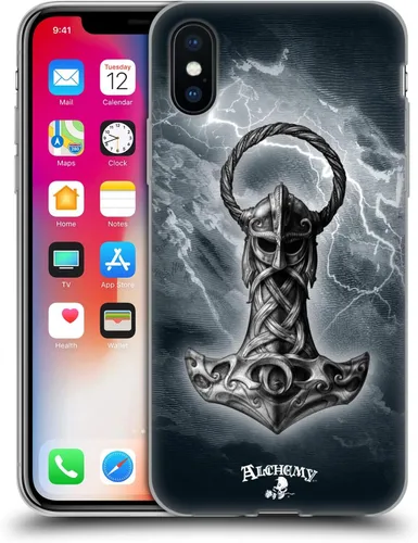 Vista 102 de Head Case Designs Funda de gel con licencia oficial de Alchemy Gothic 13 Dagger Illustration [protección de grado militar] compatible con Apple
