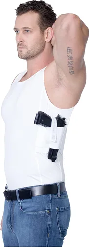 Vista 8 de Hidden Carry Wear CCW - Camiseta de compresión táctica para uso diario EDC - Camisa de pistola para hombre