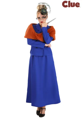 Vista 3 de Disfraz de Mrs. Peacock Clue para Mujer Multicolor