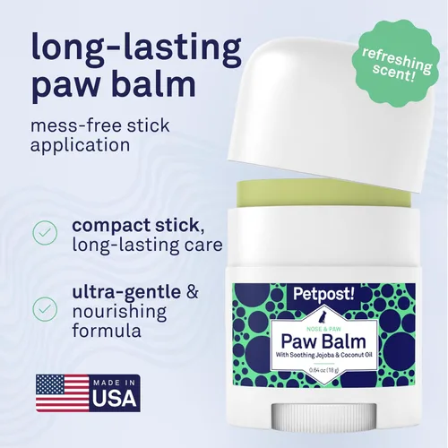 Vista 6 de Bálsamo para perros - Crema nutritiva que alivia la picazón y las patas secas del perro con ingredientes hidratantes - Aceite de coco orgánico