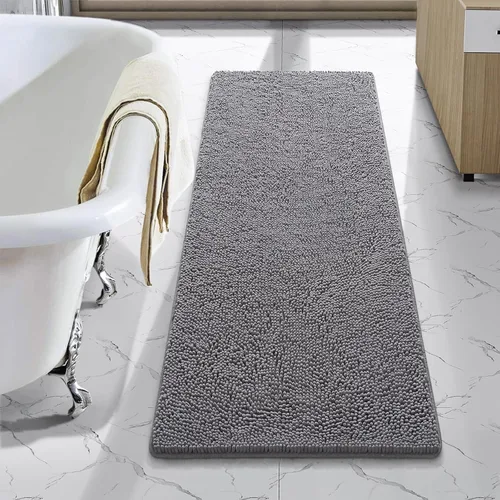 Vista 85 de LOCHAS - Alfombra de baño de lujo lanuda de 24 x 17 pulgadas, color beige