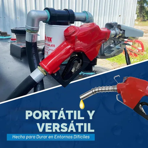Vista 5 de Macnaught Bomba de transferencia de combustible M3 120V, 20 GPM Bomba de combustible de alto flujo de 1", apagado automático, boquilla, manguera