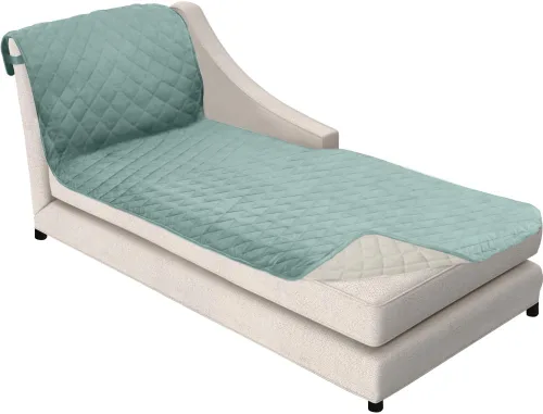 Vista 106 de Sofa Shield - Funda para sofá Loveseat con correa patentada, protector de cojín, funda reversible diseñada en EE. UU. resistente a manchas