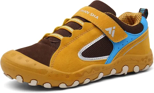 Vista 18 de Mishansha Botas de Senderismo para Niños Pequeños Niñas Niños Zapatos de Senderismo Resistentes al Agua Anti-Colisión Antideslizantes Atléticas