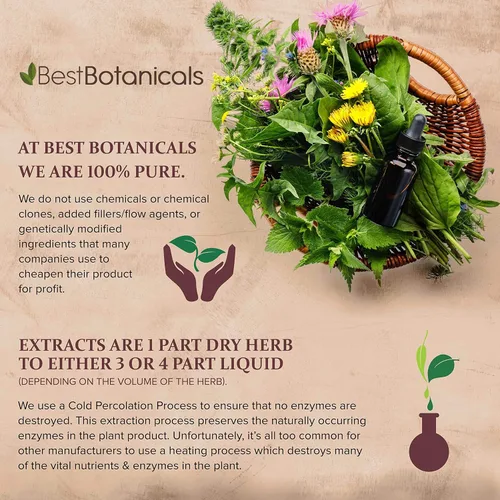 Vista 3 de Best Botanicals Extracto de corteza de roble blanco 1 oz.